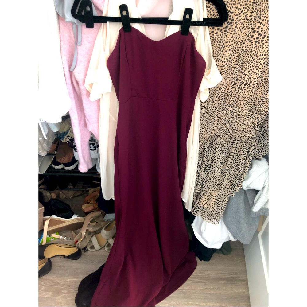 Lulus Size M strapless dress